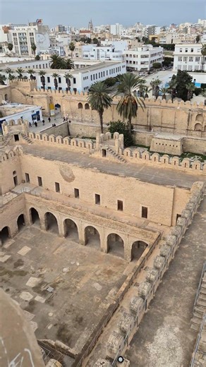 Top Of The Ribat Tower In Sousse Tunisia Beautiful Views #sousse #travel #tunisia