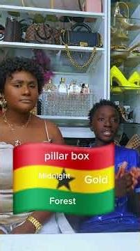 Me: It’s red, yellow and green 🇬🇭My son: It’s pillar box, gold and forest with a midnight star 😭
