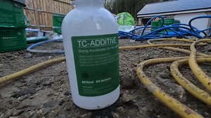 A recent timber frame construction project was completed to perfection by G R Wymer Rendering 😎 With the use of the highly sought-after TC15 and TC Additive, the result was nothing short of impressive. The TC Additive is solvent-free and reduces the drying time of synthetic resin renders in cold temperatures, making it an essential component in this project's success. Pure white adds a modern and pristine touch to the new build. Keep an eye out for final project images – coming soon! #KRend #ap