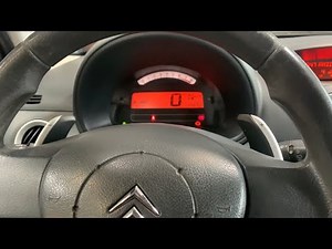 How to reset the service in the Citroen C3?