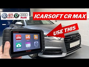 Audi Glowplug, ABS & Airbag Diagnose & Reset Procedure with iCarsoft CR MAX