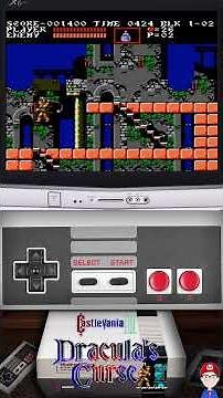 (398) Castle Vania 3 NES - Shorts Game Play