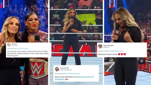 “Welcome back home” - Fans elated over the return of Trish Stratus