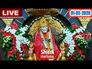 🔴Shirdi Live Sai Baba Darshan - 1 February 2026