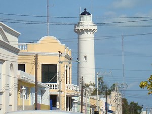 Faro de Progreso (Progreso Lighthouse) in Progreso, Mexico
