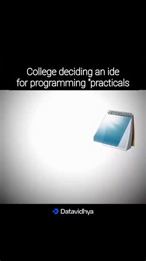 Data Vidhya on Instagram: "Follow @datavidhya for more tech related memes! #meme #engineering #cse #funny #explore"