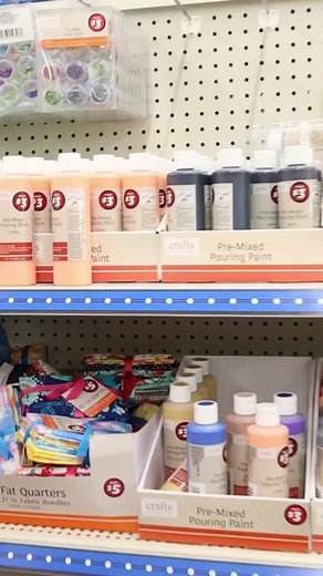 Dollar Tree Paint Pour Paints Tutorial