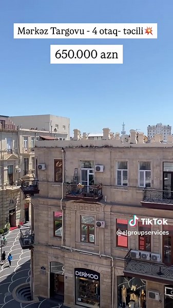 Təcili Endirilmiş 4 Otaqlı Emlak Targovuda