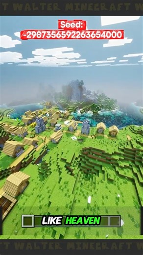 This Village Looks Like Paradise… But Resources Are Meh 🌊🏡 | Minecraft Bedrock