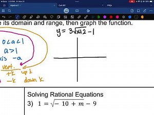 Topic 3 - Graphing Rational Functions
