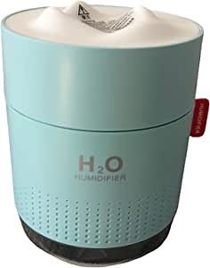 Portable Mini Humidifier, 500ml Cool Mist Small Humidifier, Super Whisper Quiet, USB Personal Desktop Humidifier for Bedroom,Office,Home, Auto Shut-Off, LED Night Light Function