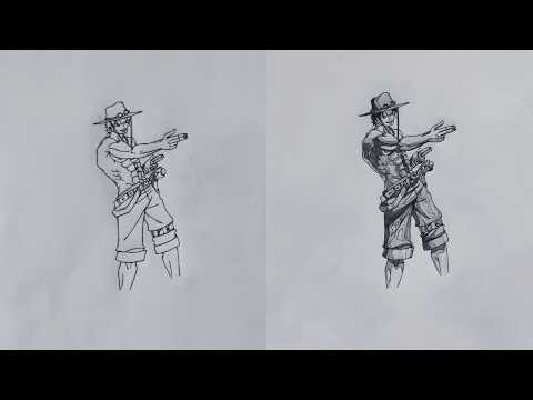 How to Draw Ace from One Piece 🔥 Step-by-Step Anime Tutorial