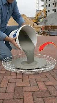 Pour Cement Into An Old Fan Grill — A Multi-Million-Dollar Idea Few People Know!