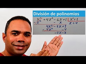 DIVISIÓN DE POLINOMIOS