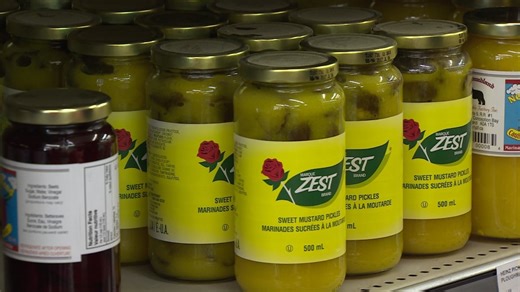 Get 'em before they're gone: Zest sweet mustard pickles