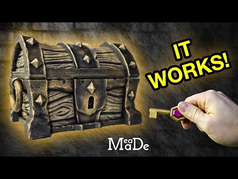 Painting Fully Working 3D Printed Treasure Chest