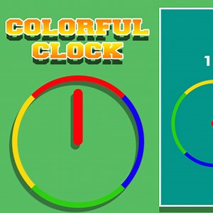 Colorful Clock: Play Colorful Clock online for free now.