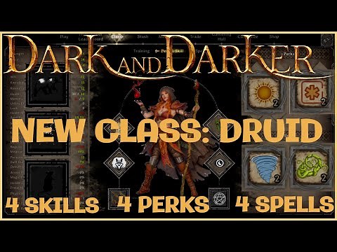 Making the DRUID in Dark and Darker | Druid Abilities and Class Information