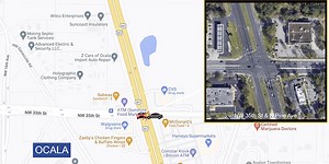 3-year-old ejected from vehicle after crash in Ocala