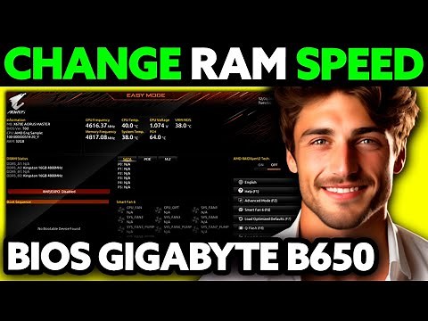 How To Change RAM Speed in BIOS Gigabyte B650 (2025) - Step by Step