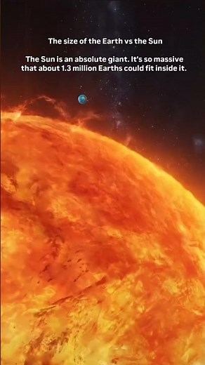The size of The Erath #earth #science #space #facts #Star #vira #tending #short