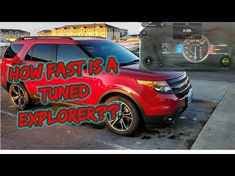 Gearhead Tuned Twin Turbo Ford Explorer + Dragy Run!