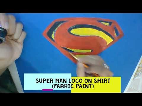DIY Superman Logo T-Shirt | Fabric Paint Tutorial