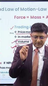 Newton's Second Law Meets the Stock Market! | Nitin Murarka Nifty ke Nishanebaaz
