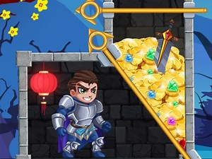 Play Rescue Hero : Pull the Pin Game | Free Online  Games. KidzSearch.com