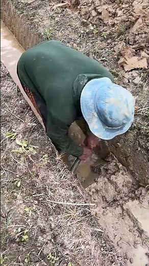 Old Methods Still Work: Trench Digging with a Hoe