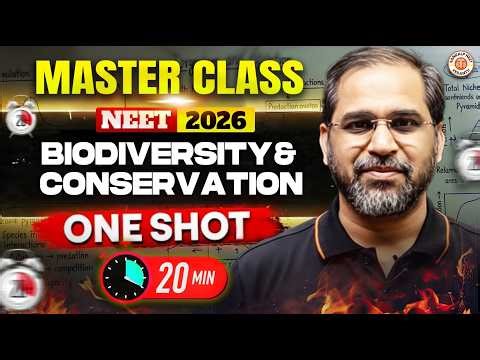 Biodiversity & Conservation Class 12 One Shot | All Concepts & Theory NEET 2026 | Tarun Sir