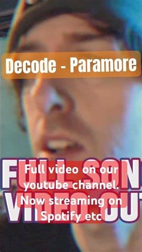 Decode - Paramore (full band cover) out now! #paramore #twilight #decode #hayleywilliams #emo #fyp
