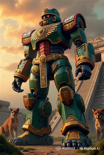 Mexico Robot#4k #AI #Robot #IA #wallpaper