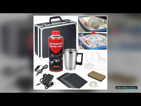 Headlight Restoration Kit 800ML Liquid Polymerization Car Headlights Treatment Cleaner Renovated