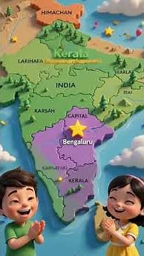 Learn States and Capitals for Kids | Fun Educational Song 🗺️ #kidslearning