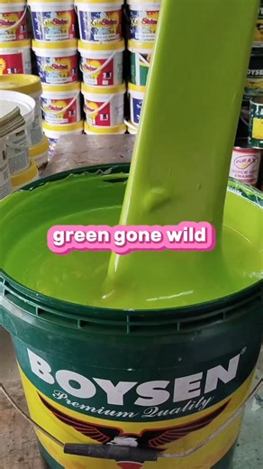 Green gone wild color latex paint #paintmixing #fbpagevideo #foryoupageシforyou #bmcolorstv | B-M colors TV