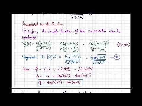68. Lead Compensator -- Frequency Response Techniques