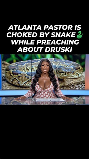 Atlanta Preacher Choked By Python During Sermon About Druski And Social Media! | Shonda Blue