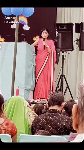 Hosting School Annual Function #anchor ‪@SakshiSoni‬ #annualfunction #annualday #anchoring #events