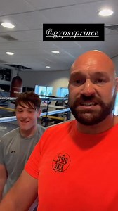 Tyson Fury training with his son today 💪 | Boxing Exposure