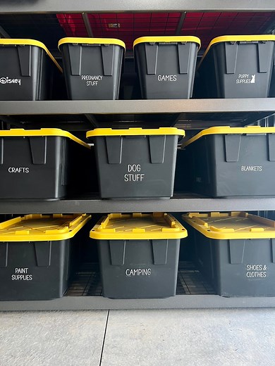Custom Storage Bin Labels: Garage and Home Organization - Etsy