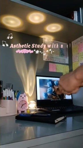 study with me🌷📈 | asthetic 💗| ASMR study motivation | silent study