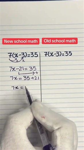 Gen Z Math vs Millennial Math #helpmemakethismakesense #schoolcurriculum #schoolmath