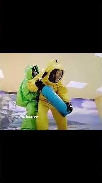 Why Do Async Workers Wear Bright Colored Hazmat Suits To Enter The Backrooms? #backrooms #movie
