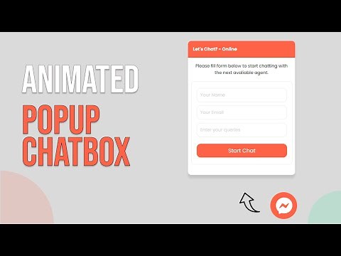 How to create Website Chat Box using HTML and CSS | Create Chat Box with HTML and CSS