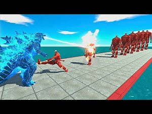 All New Kaiju Monsters VS 10 Levels of Colossal Titan – ARBS Size Comparison