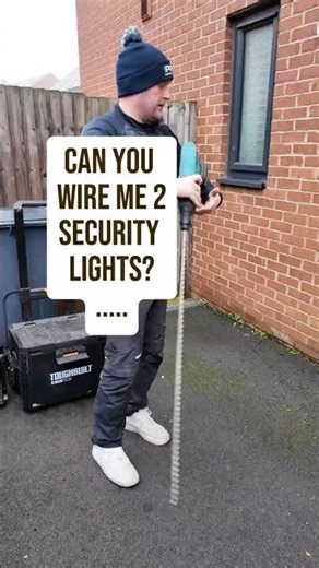 2 x outside security lights installed...