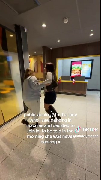 what a lovely lady! #spreadingchristmascheer #comingforyourmum | dancing lady