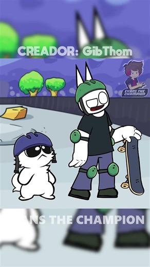 🔴Bip Goes to Skate 🌀Spanish Fandub🌀 [ GibThom in Spanish ] #memes #humor #meme #fandub #art #anime