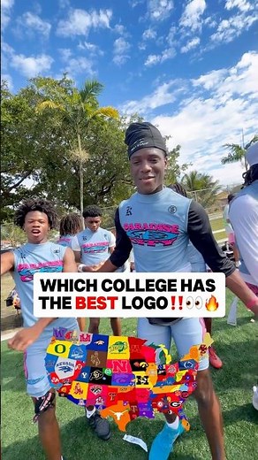 Which college has the BEST logo⁉️😳🔥 #football #footballshorts #college #collegefootball #logo